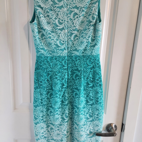 Ricki's Teal Lace Midi Dress - Picture 4 of 4